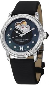 Frederique Constant Women's FC-310BDHB2PD6 LadiesAutomt Black Satin Watch