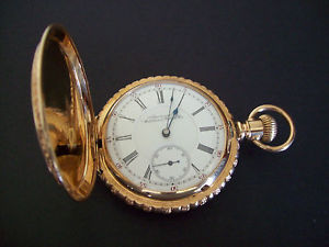 Scarce 18s Waltham Riverside No 45 Non Magnetic Model 1892 Hunter Pocket Watch