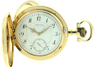 A. Lange & Söhne Ankerchronometer Savonette 1913 in 750/18k Gold schwere 178g