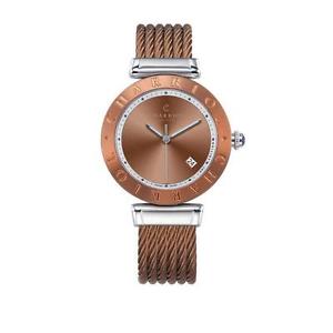 CHARRIOL MEN'S ALEXANDRE C 40MM STEEL BRACELET QUARTZ WATCH ALSB3.53.112