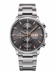 Mido Commander II Chronograph Automatic Mens Watch Black Dial M016.414.11.061.00