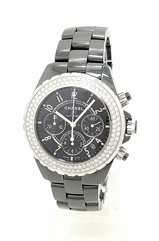 CHANEL J12 Chronograph Date double bezel 41mm Men's AT watch H1009
