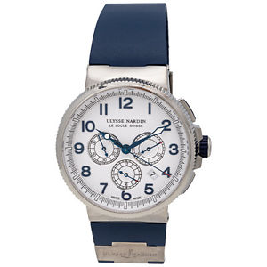 Ulysse Nardin Marine Chronograph Manufacture 43mm Mens Watch - 1503-150-3/60
