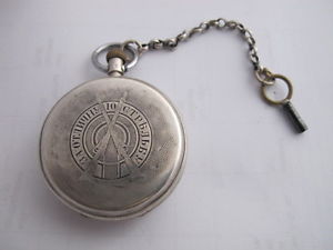 ANTIQUE PAVEL BURE FOR EXCELLENT SHOOTING 1892 SILVER POCKET WATCH
