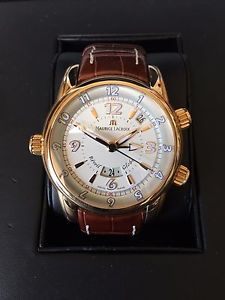 MAURICE LACROIX MASTERPIECE REVEIL GLOBE 18K Rose Gold in Near Mint Condition!!
