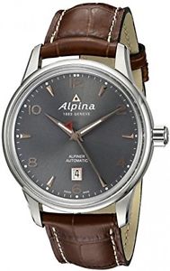 Alpina Men's AL-525VG4E6 Alpiner Analog Display Automatic Self Wind Brown Watch