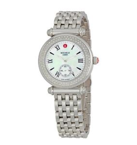 Michele MW16A01A2025 MOP Caber Classic Diamond Ladies Watch NEW