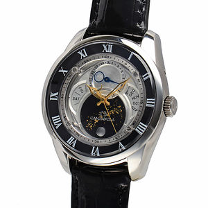 Used Watch Men Citizen Kanpanora Tenma star BU0020-03A solar Silver Black F8L