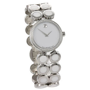 Movado Ono Moda Ladies Diamond Watch 0606097