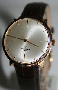 VINTAGE 18ct GOLD PRINTANIA GENEVE GENT'S WATCH