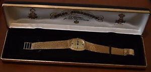 VTG Art Deco *JULES JURGENSON* SOLID 14k Gold Swiss Manual Watch w/14k band EUC
