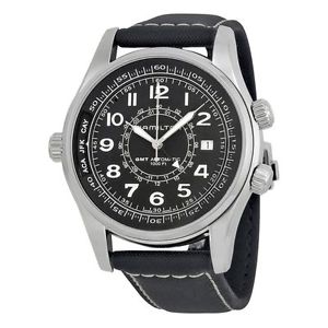 Hamilton Khaki H77505433 Mens Black Dial Analog Automatic Watch