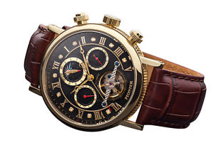 Automatic Chicago Diamonds Pionier Germany. Gentleman Watch w/ 2 Years Warranty.