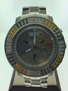 Joe Rodeo Chronograph Junior 4.75 ct Multi-Colored Diamond Men's Watch