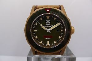 VINTAGE VDB NO LIMIT BRONZE BRONZO 200M 47MM LIMITED RARE 2 STRAPS CORRIGIA