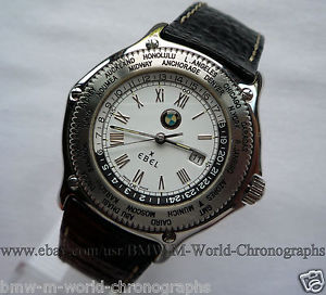 BMW Motorrad Limited Ebel Voyager World Timer GMT Swiss Made Automatic Watch
