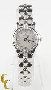 Bertolucci Stainless Steel Women's Quartz Watch MOP Dial w/ Diamonds 083 41A