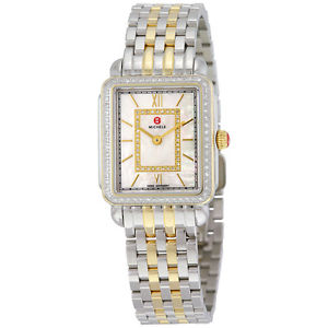 Michele Deco II Mother of Pearl Diamond Dial Ladies Watch MWW06I000004
