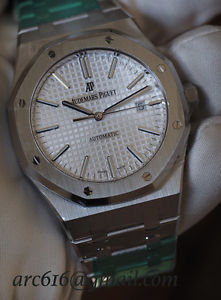 Audemars Piguet AP Royal Oak 15400ST SILVER DIAL 41mm 15400ST.OO.1220ST.01 NIB