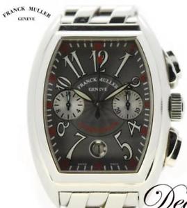 Frank Muller Stainless Steel Conquistador Chronograph 8005CC 8005 Watch Used B