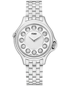FENDI Women's Swiss Crazy Carats Diamond and Multi-Stone Stainless Steel Watch