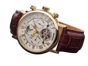 Automatic Chicago Diamonds Pionier Germany. Gentleman Watch w/ 2 Years Warranty.