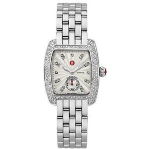 Michele Mini Urban Silver Diamond Dial Ladies Watch MWW02A000508