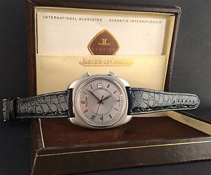 Vintage watch JAEGER LECOULTRE Memovox E876 svegliarino cal 916 NOS full set