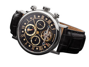 Automatic Chicago Diamonds Pionier Germany. Gentleman Watch w/ 2 Years Warranty.