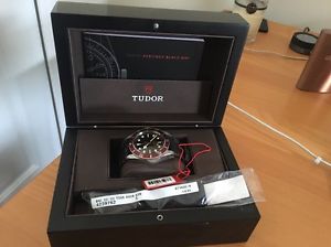 Tudor Heritage Black Bay Black Leather Men's Watch 79220R-BKLS Automatic