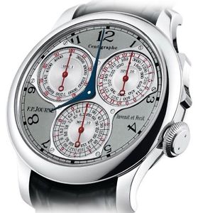 FP JOURNE CENTIGRAPHE SOUVERAIN PLATINUM 40MM COMPLICATED AND RARE WATCH