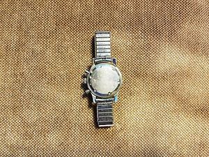 Wakmann Panda Triple Date Triple Register Chronograph Wristwatch 60's ERA WORKS!