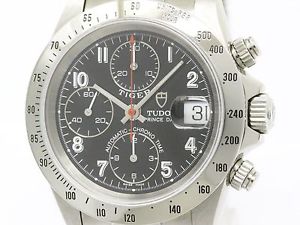 Polished TUDOR Prince Date Tiger Chronograph Automatic Watch 79280 (BF110214)