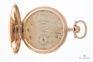 Elida Chronometre 14k Yellow Gold Pocket Watch // 500-1138 Estate