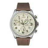 Victorinox Infantry Vintage Chronograph Beige Dial Stainless Steel Mens Watch 24