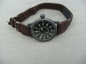 WW2 German Military Luftwaffe Wempe Flieger Wristwatch