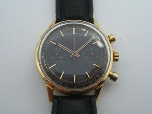 CHRONOGRAPHE LIP GENEVE WATERPROOF EN OR 18K DE 1960 CP3