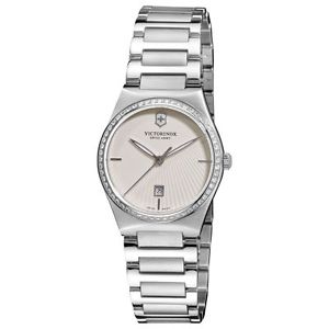Victorinox Swiss Army Women's 241521 Victoria Silver Dial Diamond Watch