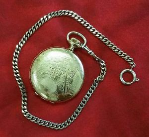 RODANIA POCKET WATCH SWISS MADE:3301 AA (18K SOLID GOLD) Excellent Condition!