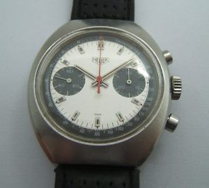 CHRONOGRAPHE HEUER ACIER MECANIQUE VALJOUX 7733 DE 1970