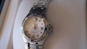 NWOT CONCORD SARATOGA SS WITH DIAMONDS LADIES WATCH