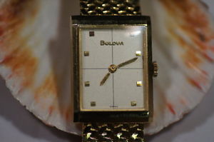Elegante Bulova Reloj de hombre Serie 750 Oro, 18k, como , Estado Perfecto 1964