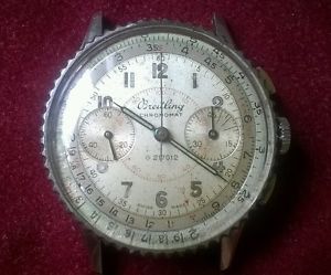 Breitling 217012 Chronomat 769 anni 40 vintage revisionato chronograph serviced