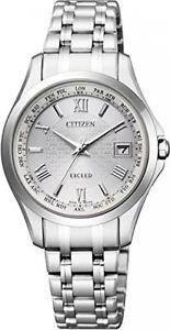 Citizen watch Exceed Eco-drive radio clock pair model EC1120-59A new from Japan