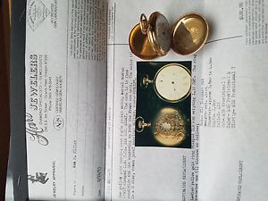ladies waltham gold pocket watch
