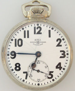 Ball Illinois Model 11 - Official Railroad Standard 16s - 23j Pocket Watch