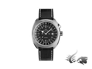 Glycine Airman SST12 Automatic Watch, Purist 24h, GL 293, Leather Strap
