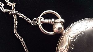 Exquisite 18K Gold Hunters Case Jules Huguenin Pocket Watch W/ 18 k fob Key Wind