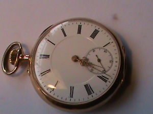 1890-95 14k Solid Gold Cased Pocket Watch,45mm wjde, 62grms T weight, Running.