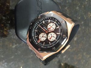 AP AUDEMARS PIGUET ROYAL OAK OFFSHORE 18K ROSE GOLD CERAMIC 26401ro.oo.a002ca.01